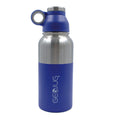 Brentwood GeoJug 18oz Stainless Steel Vacuum Insulated Water Bottle, Blue-0