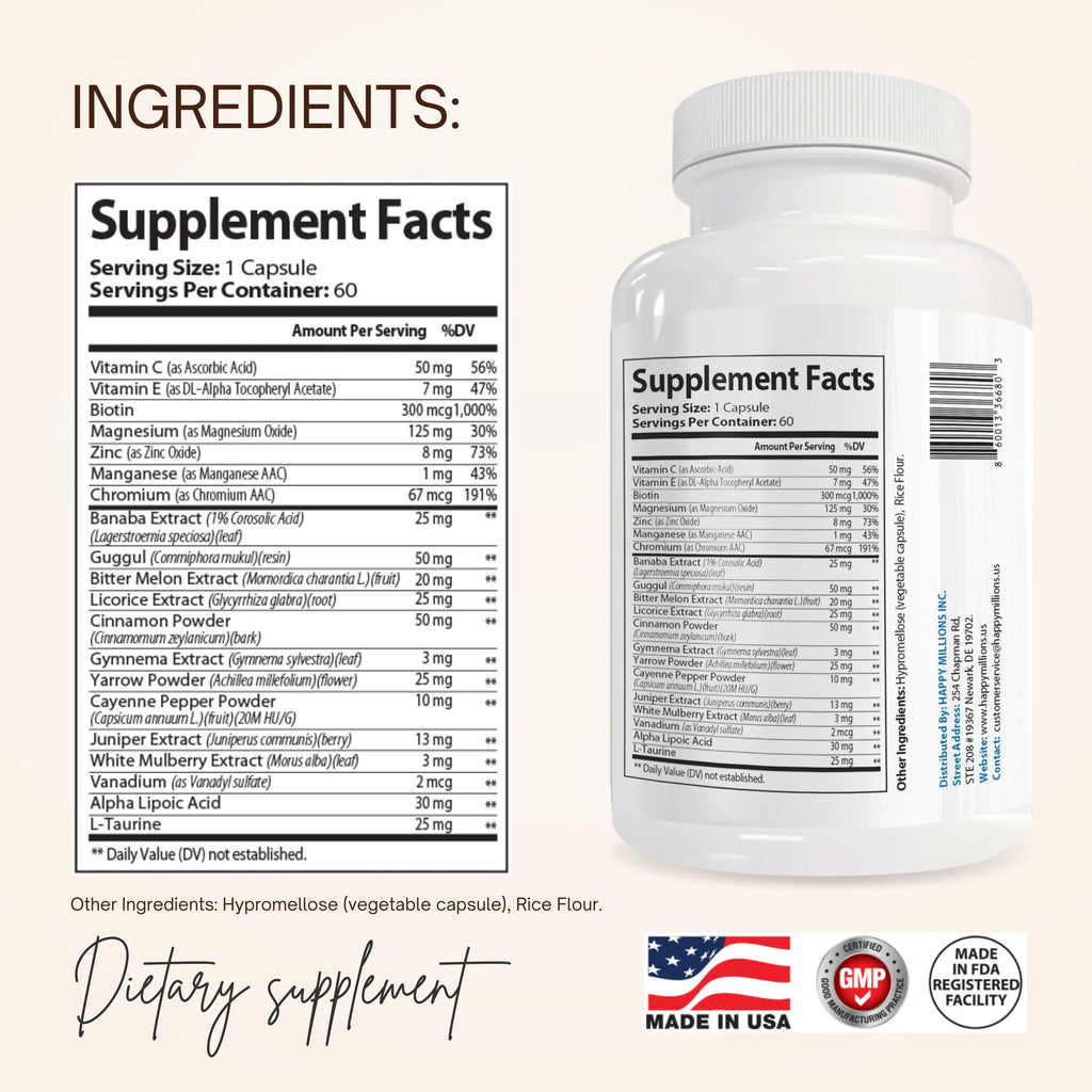 GLUCOPAUSE : Blood Sugar Support Supplement-3