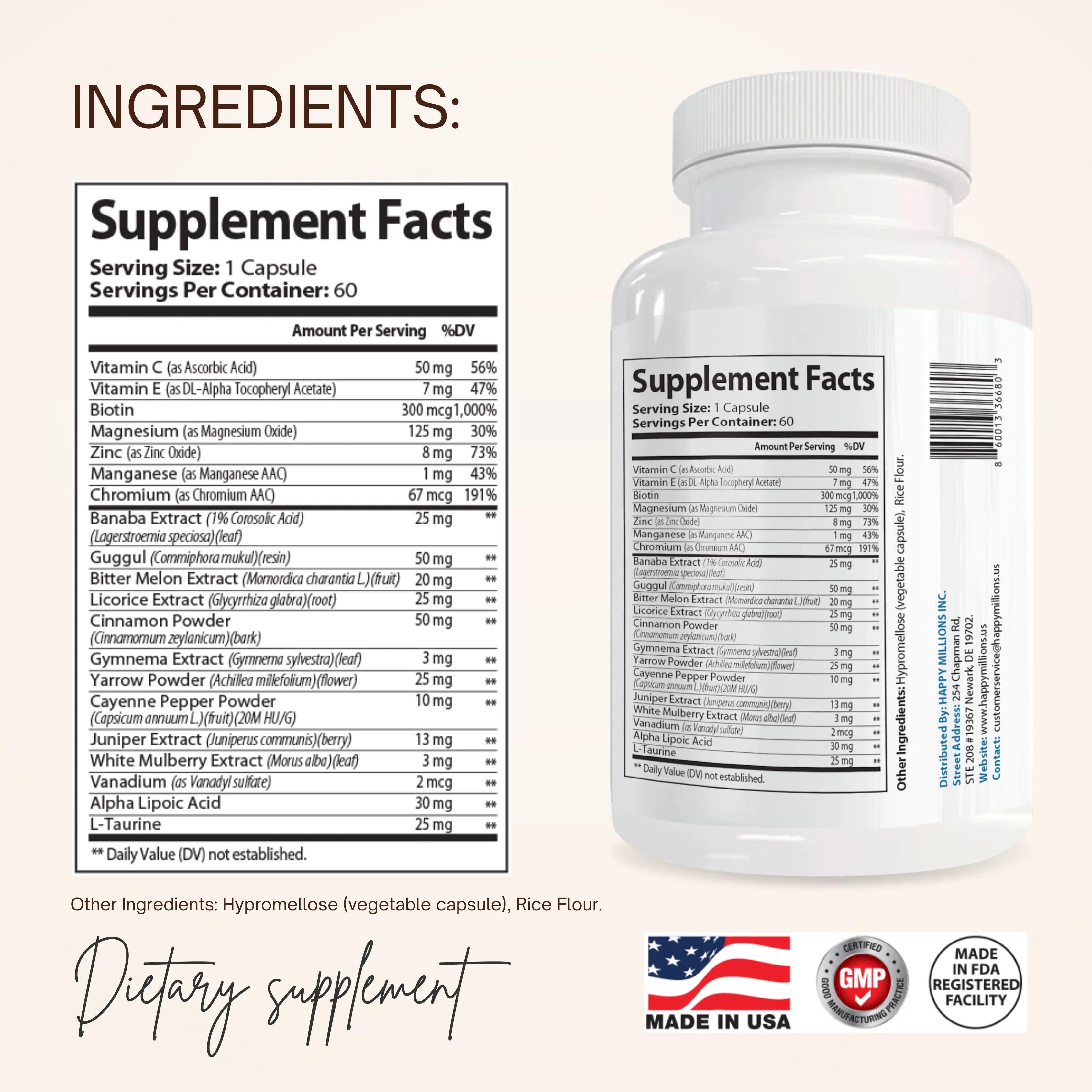 GLUCOPAUSE : Blood Sugar Support Supplement-3