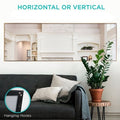 Gold Large Full Length Leaning Wall or Hanging Mirror-0