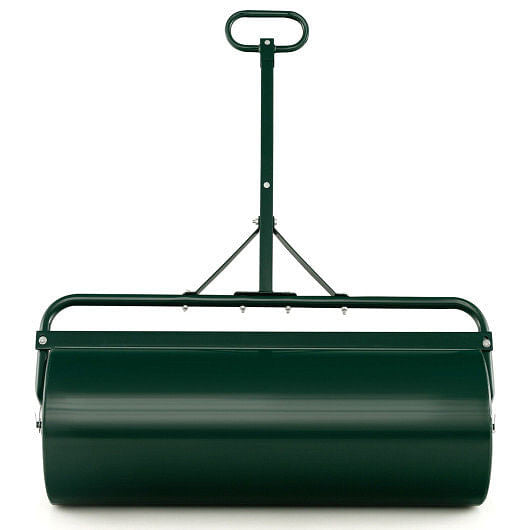 39 Inch Wide Push/Tow Lawn Roller-Green-4