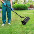 18/21 Inch Manual Lawn Aerator with Detachable Handle-21 inches-0