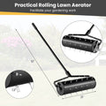 18/21 Inch Manual Lawn Aerator with Detachable Handle-18 inches