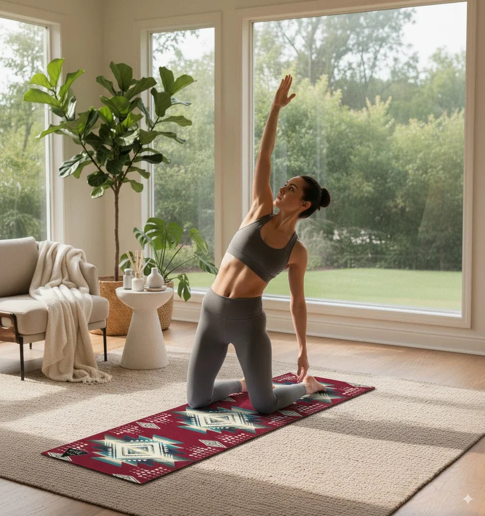 Buffalo Hills Lava Yoga Mat – 6mm Non-Slip, Eco-Friendly & Cushioned | Yune Yoga-1