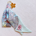 Golden Charm Luxe Print Scarf Bag Charm-4