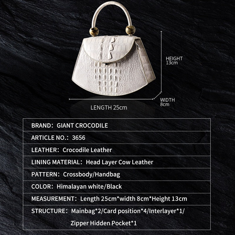 DON JOHN Crocodile Bags Luxury Handbag Women's-2
