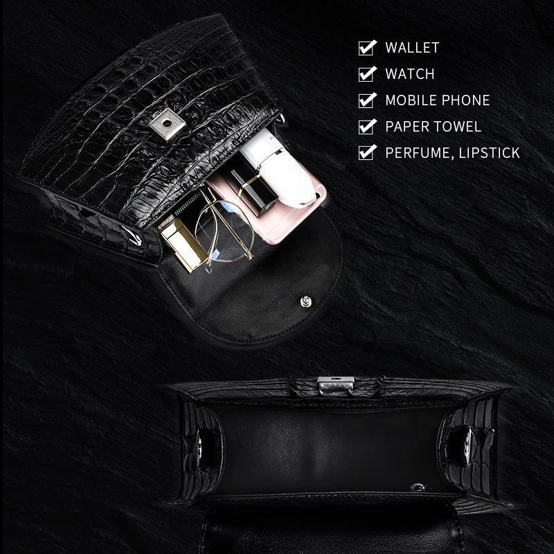 DON JOHN Crocodile Bags Luxury Handbag Women's-4