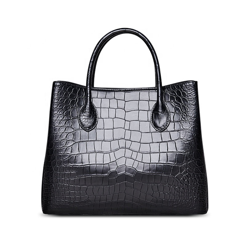 DON JOHN Crocodile Luxurious Handbags Women's-1