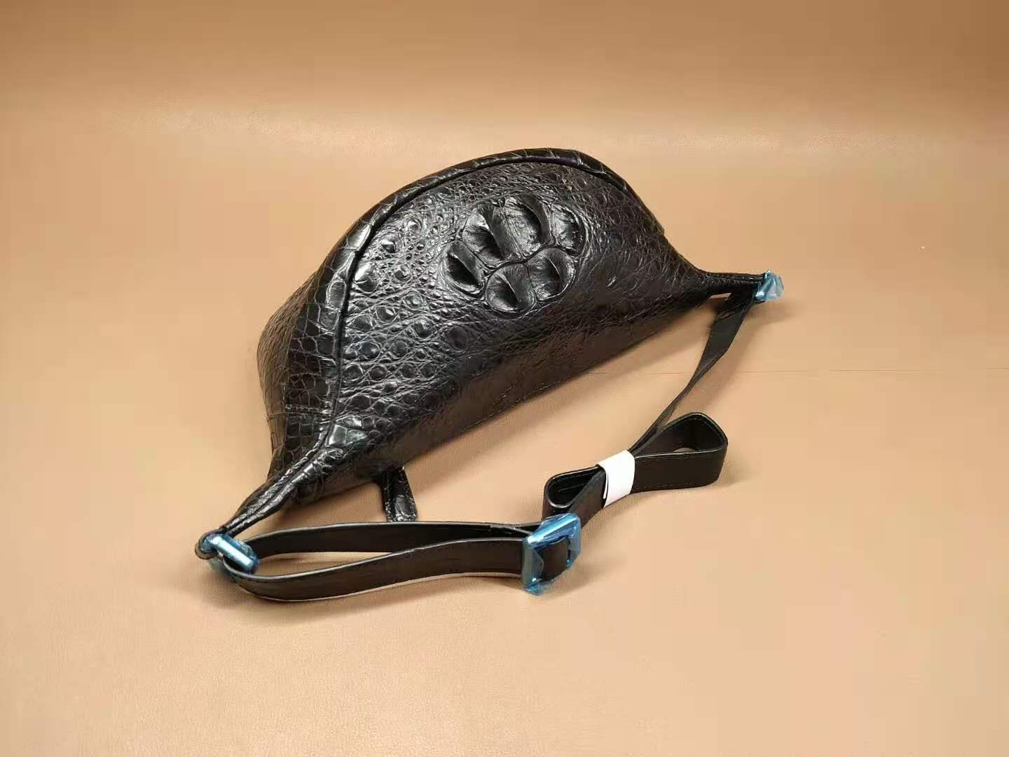 Crocodile Leather Crossbody Bag Money Shoulder Pack Men's-4