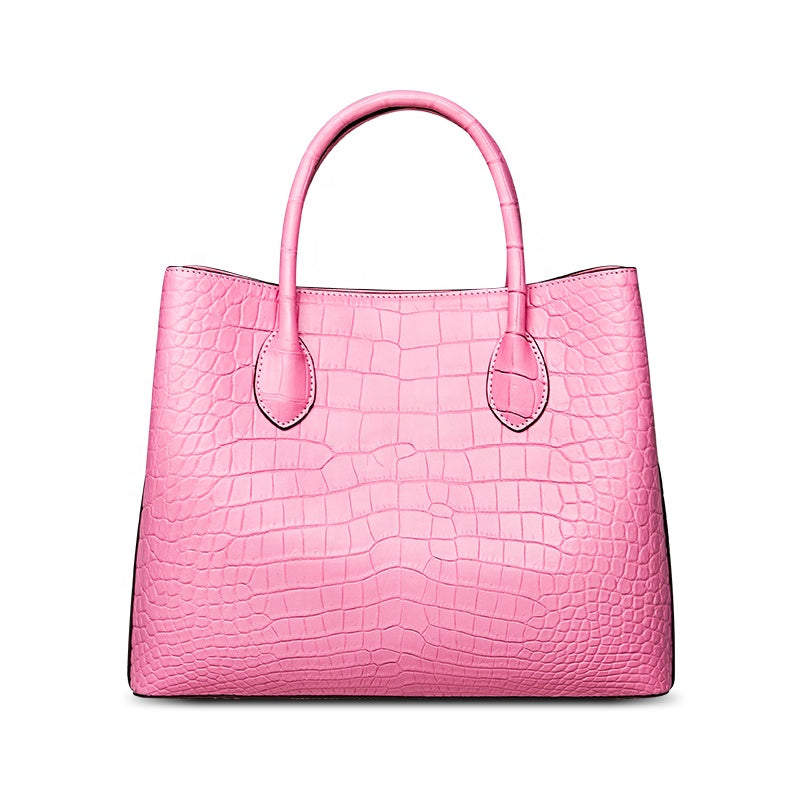 DON JOHN Crocodile Luxurious Handbags Women's-5