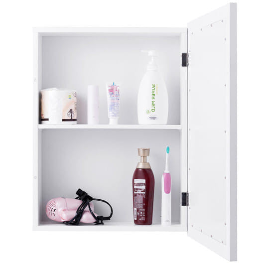 Wall Mounted Adjustable Medicine Storage Mirror Cabinet-2