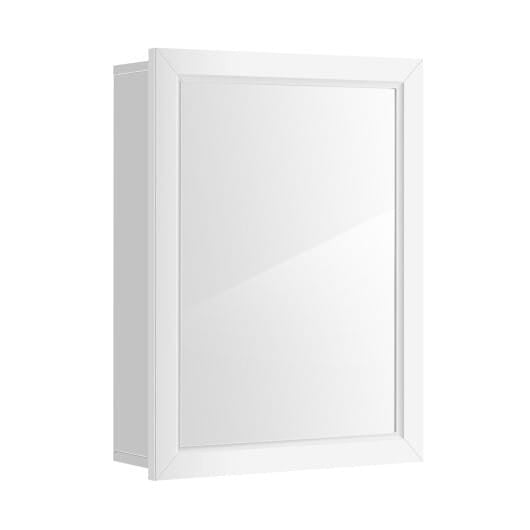 Wall Mounted Adjustable Medicine Storage Mirror Cabinet-9