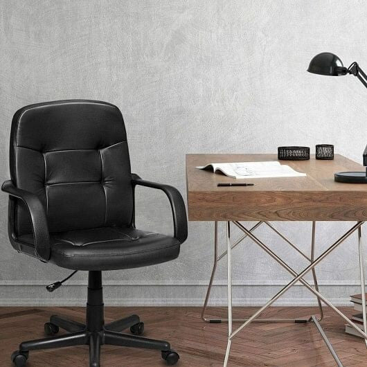 Ergonomic Office Chair with 360-degree Wheels-4