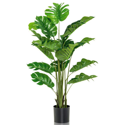 5 Feet Artificial Tree Faux Monstera Deliciosa Plant for Home Indoor and Outdoor-4