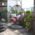 3 Feet Decorative Artificial Cedar Topiary Tree with Rattan Trunk-0
