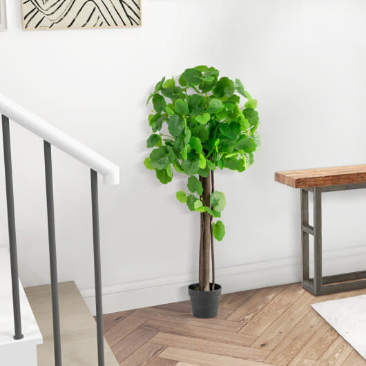 44 Inch Artificial Crabapple Tree with Adjustable Branches for Decor-3