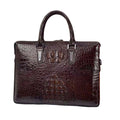 Luxury Crocodile Laptop Messenger Bag Men's-0