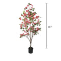 Hand-crafted Premium Artificial Bouganvillea Tree 59.1in