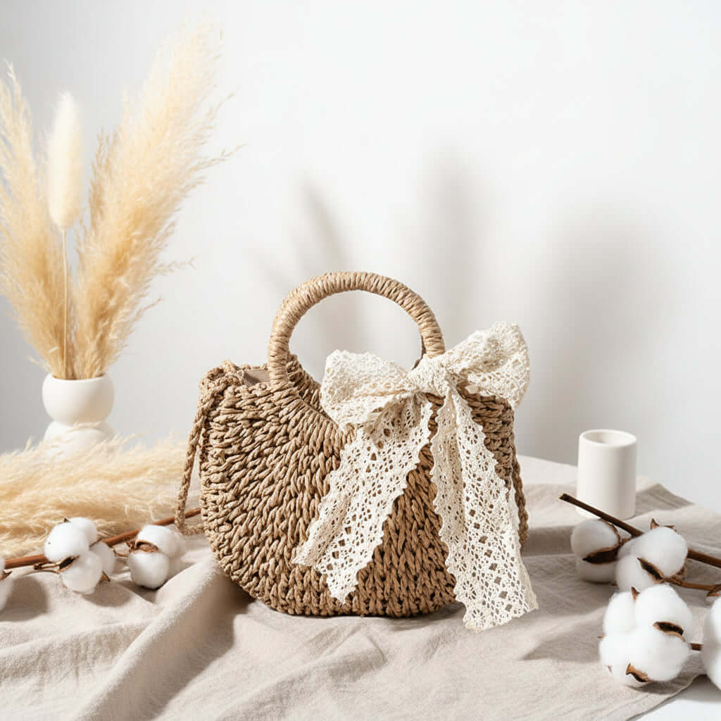 Hand woven crossbody bag for women Small Bag for Women-1