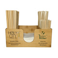 Bamboo Straw and Napkin Bar Caddy-0
