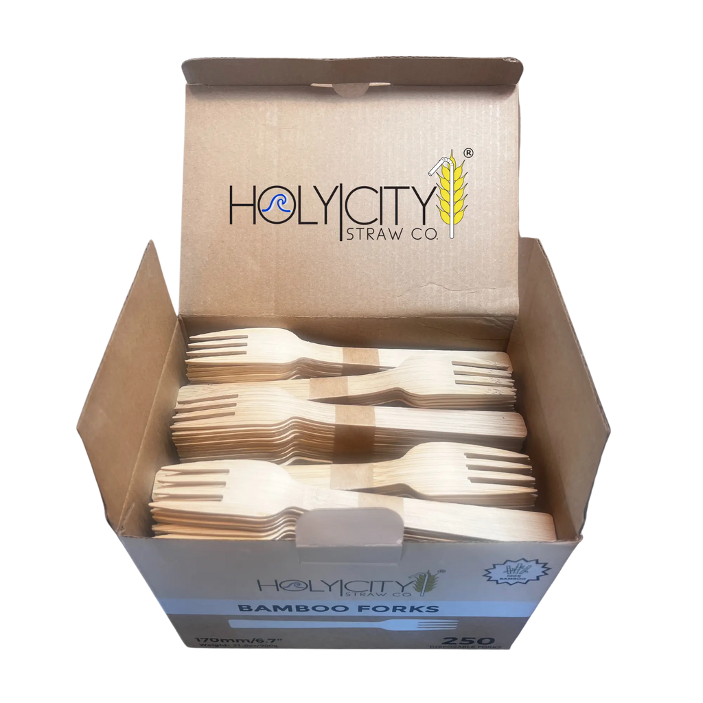 6.7" Bamboo Forks-4