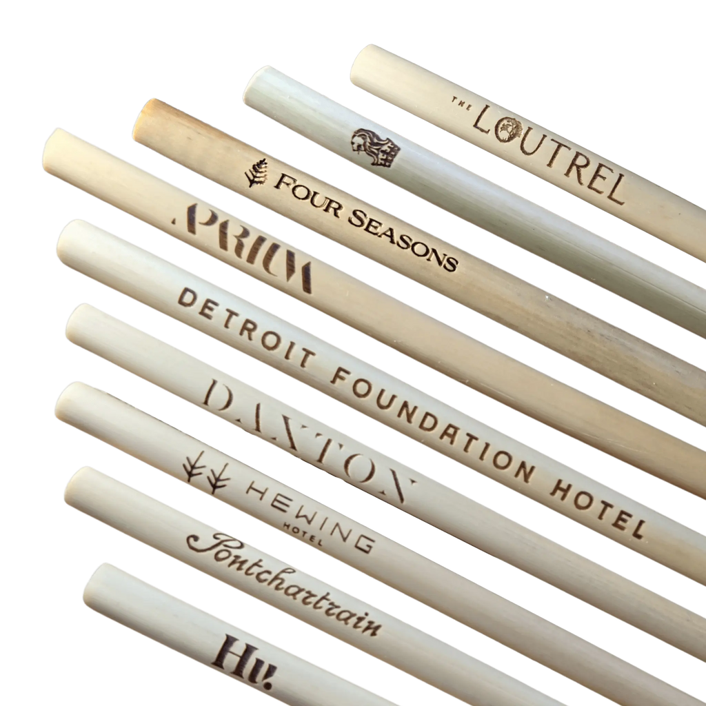 Laser Engraved Reusable Reed Straw-2