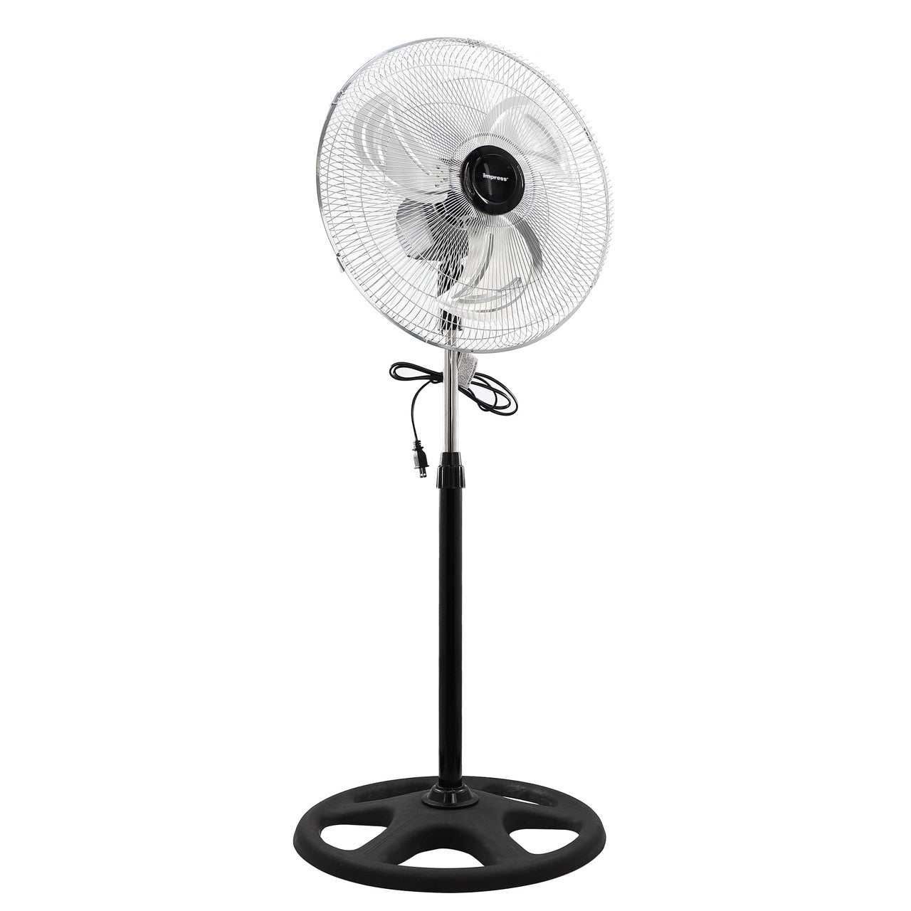 Impress 18 Inch Chrome Hi-Speed Industrial Standing Fan-0