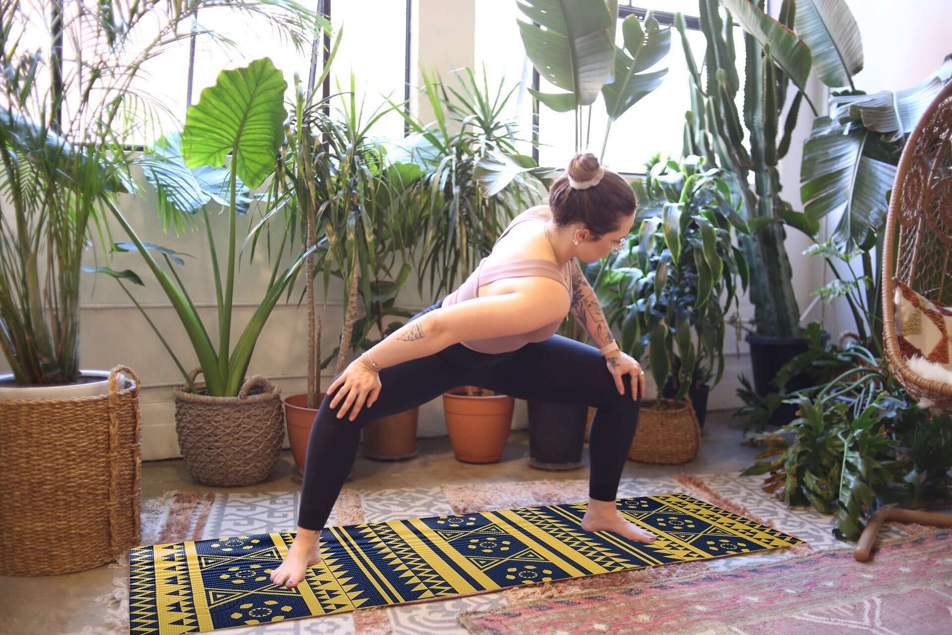 Maji Sports Printed PVC Yoga Mat-0