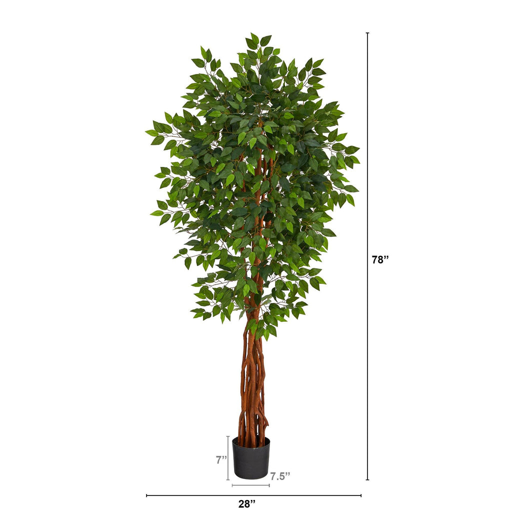 Artificial Ficus Tree 6.5’-1