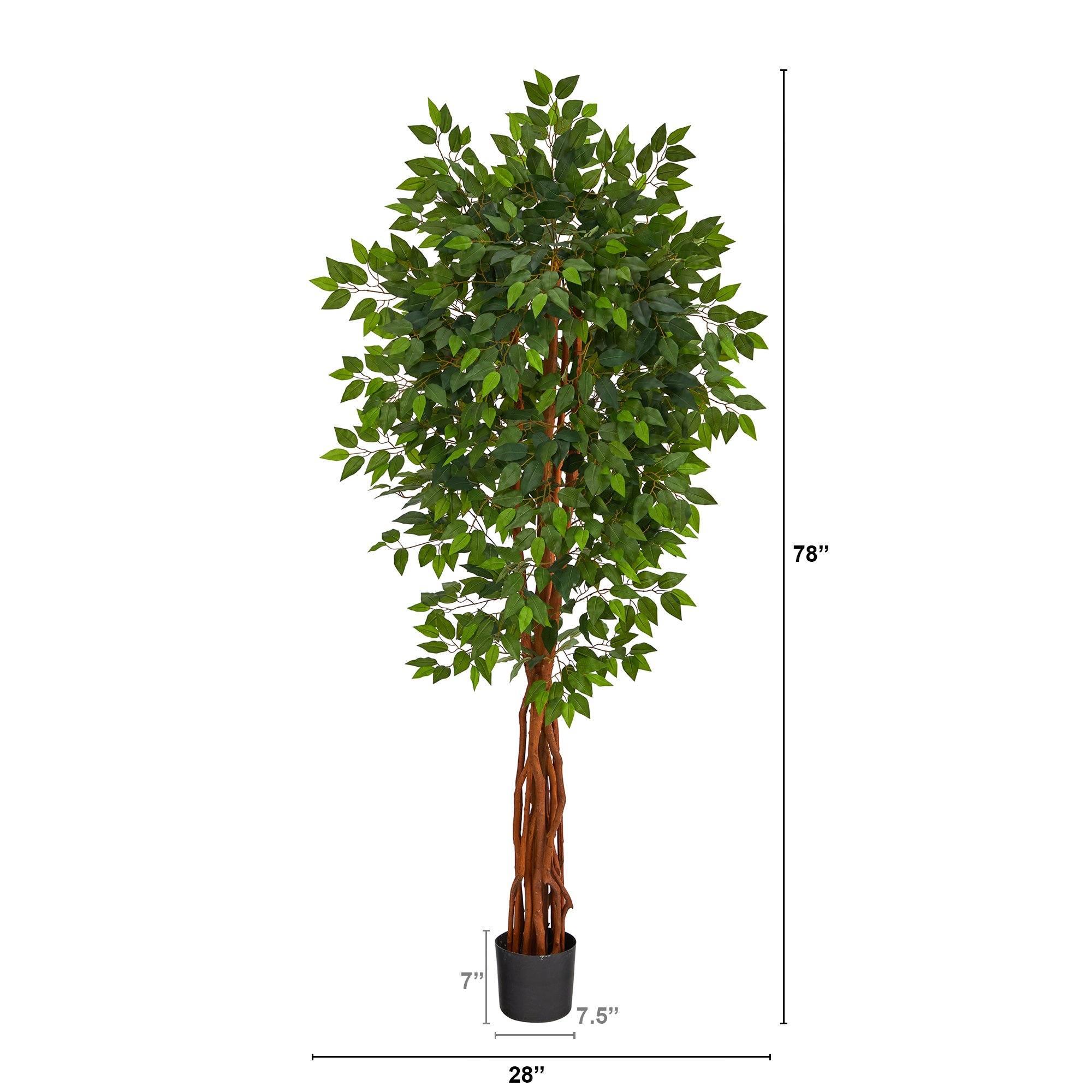 Artificial Ficus Tree 6.5’-1