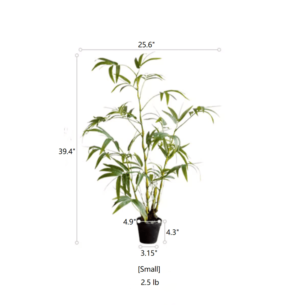 Artificial Bamboo Leaves in Pot (Shipping fees may apply)-5