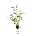 Artificial Bamboo Leaves in Pot (Shipping fees may apply)-5