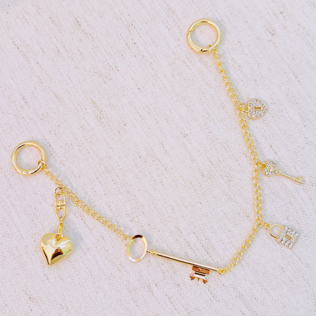 Key to My Heart Bag Charm-1