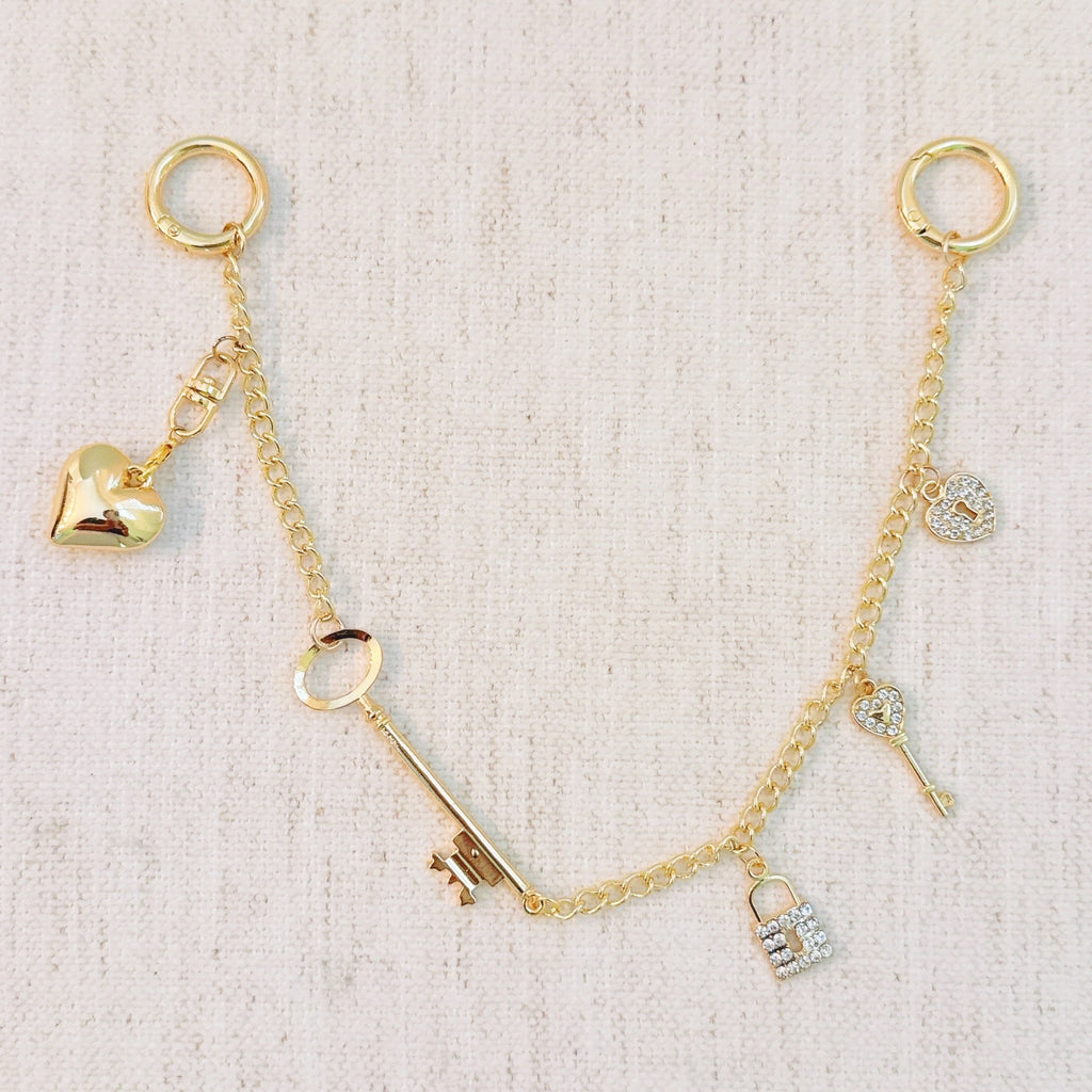 Key to My Heart Bag Charm-2