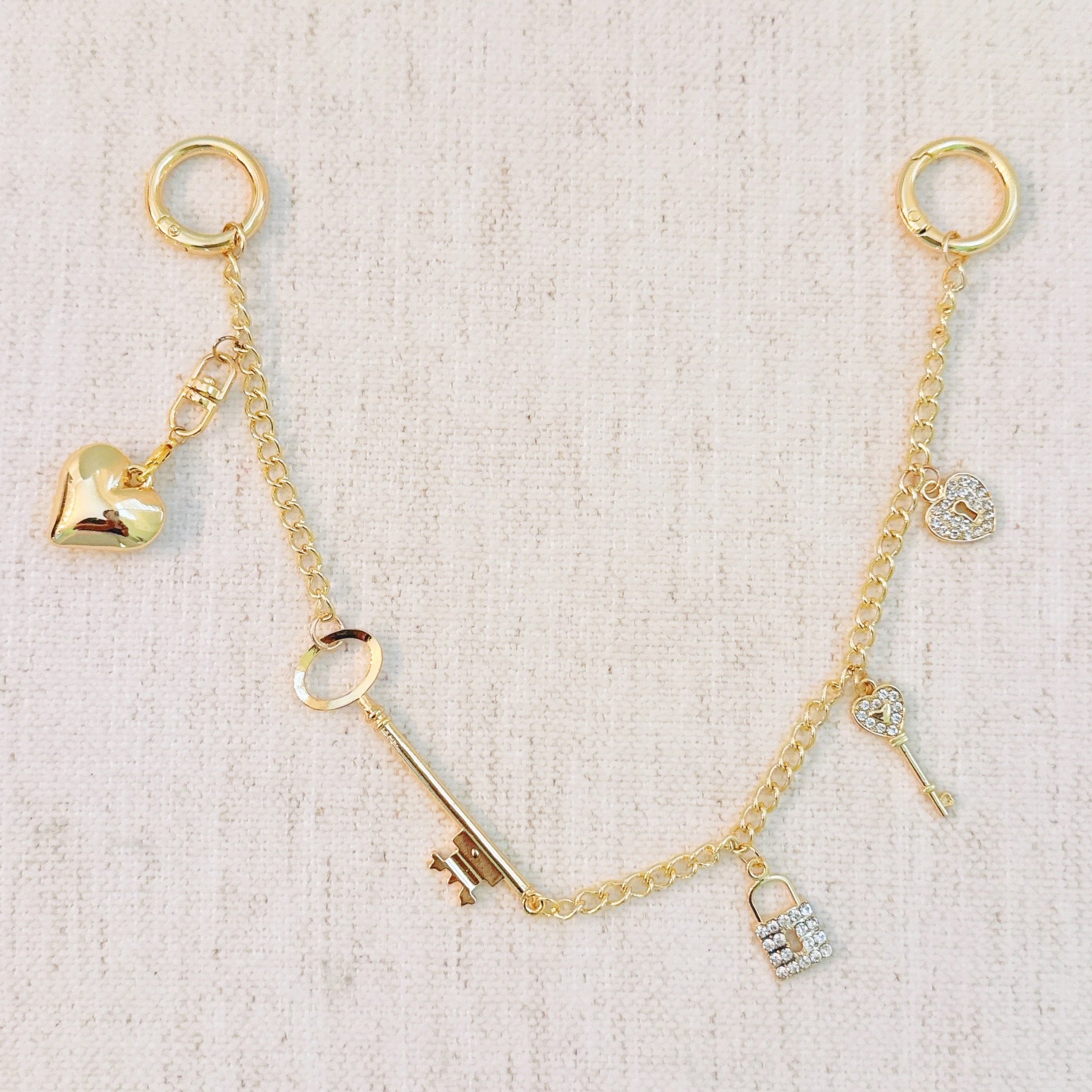Key to My Heart Bag Charm-2