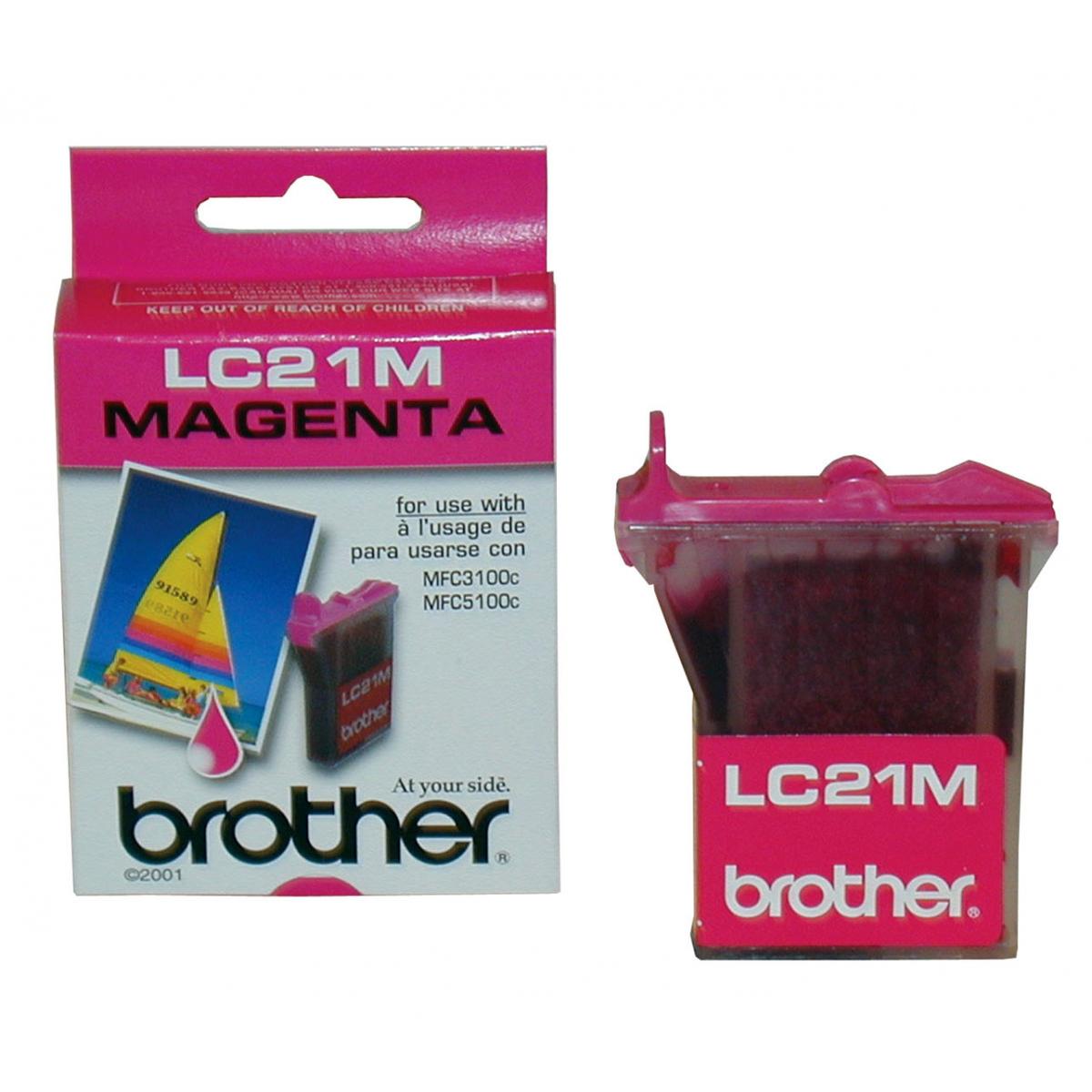 Original Brother LC21 Innobella Magenta Ink Cartridge, LC21M-0