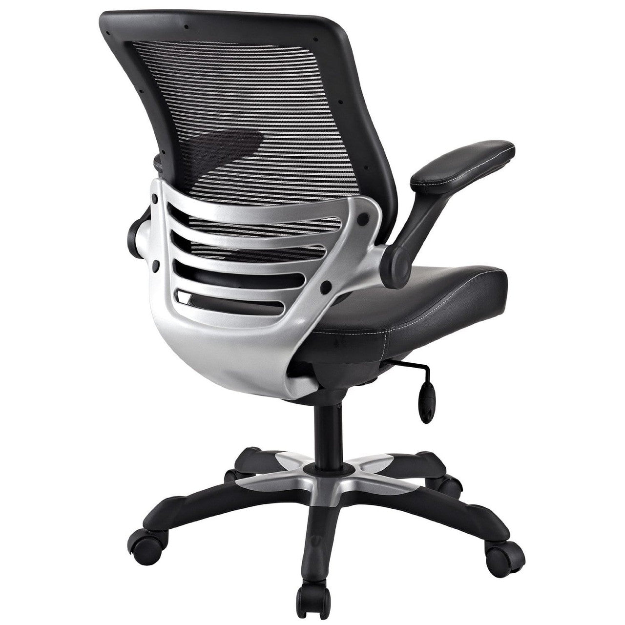 Modern Black Mesh Back Ergonomic Office Chair  with Flip-up Arms-1