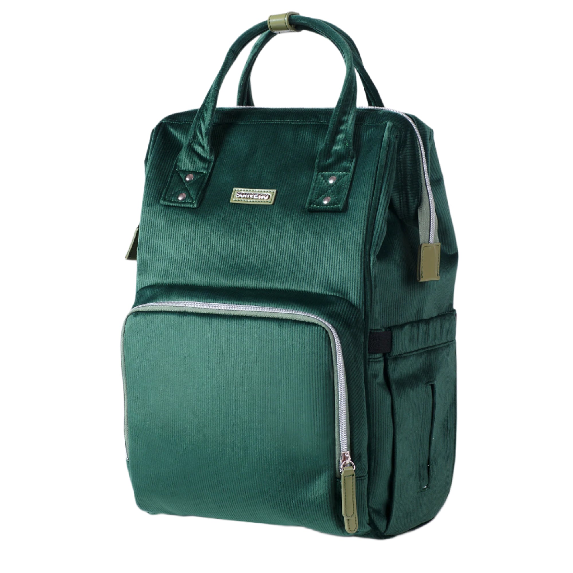 Corduroy Diaper Backpack-5