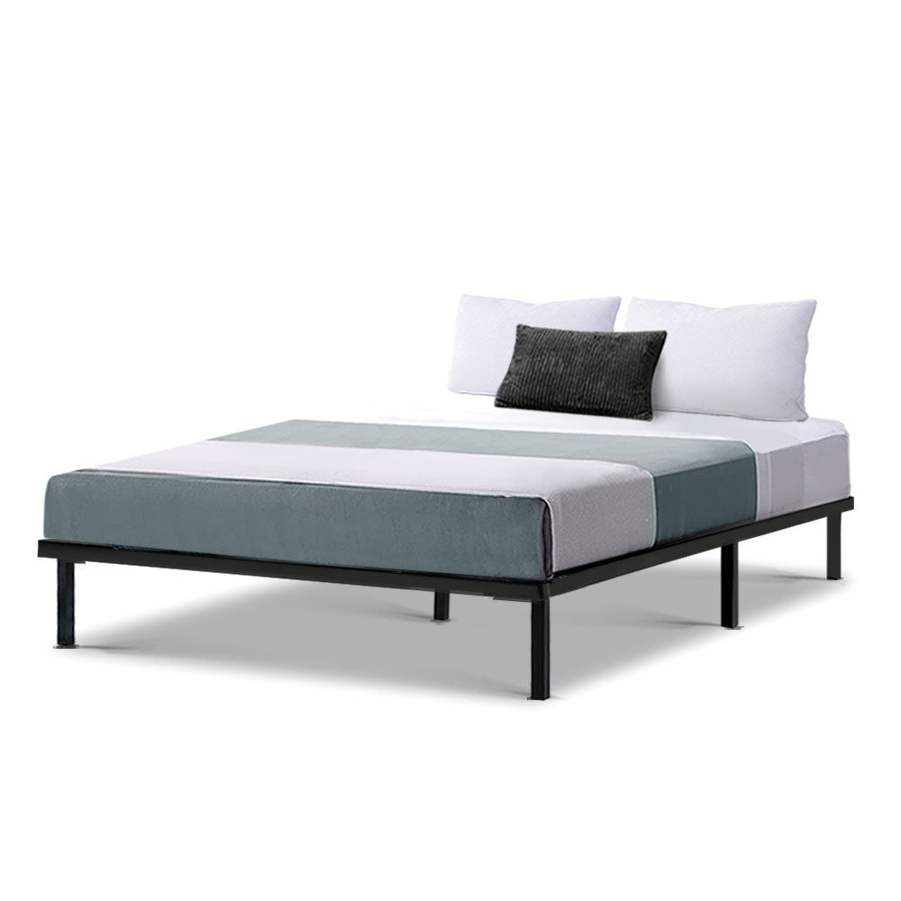 NNEDSZ Artiss Bed Frame Double Size Metal Bed Frame TED