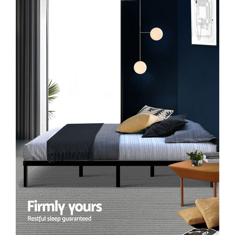 NNEDSZ Artiss Bed Frame Double Size Metal Bed Frame TED
