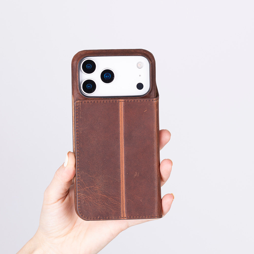 Decatur iPhone 17 Pro Leather Folio Wallet Case-2