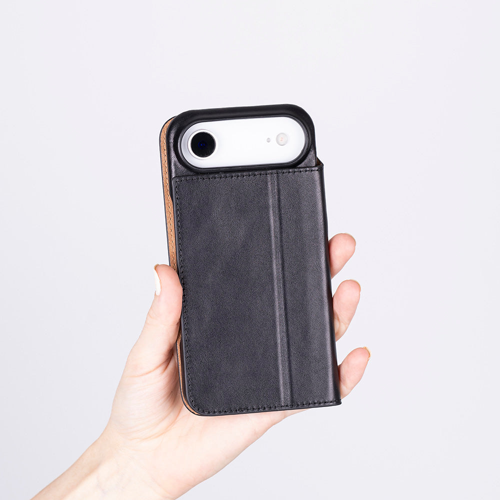 Decatur iPhone 17 Air Leather Folio Wallet Case-2