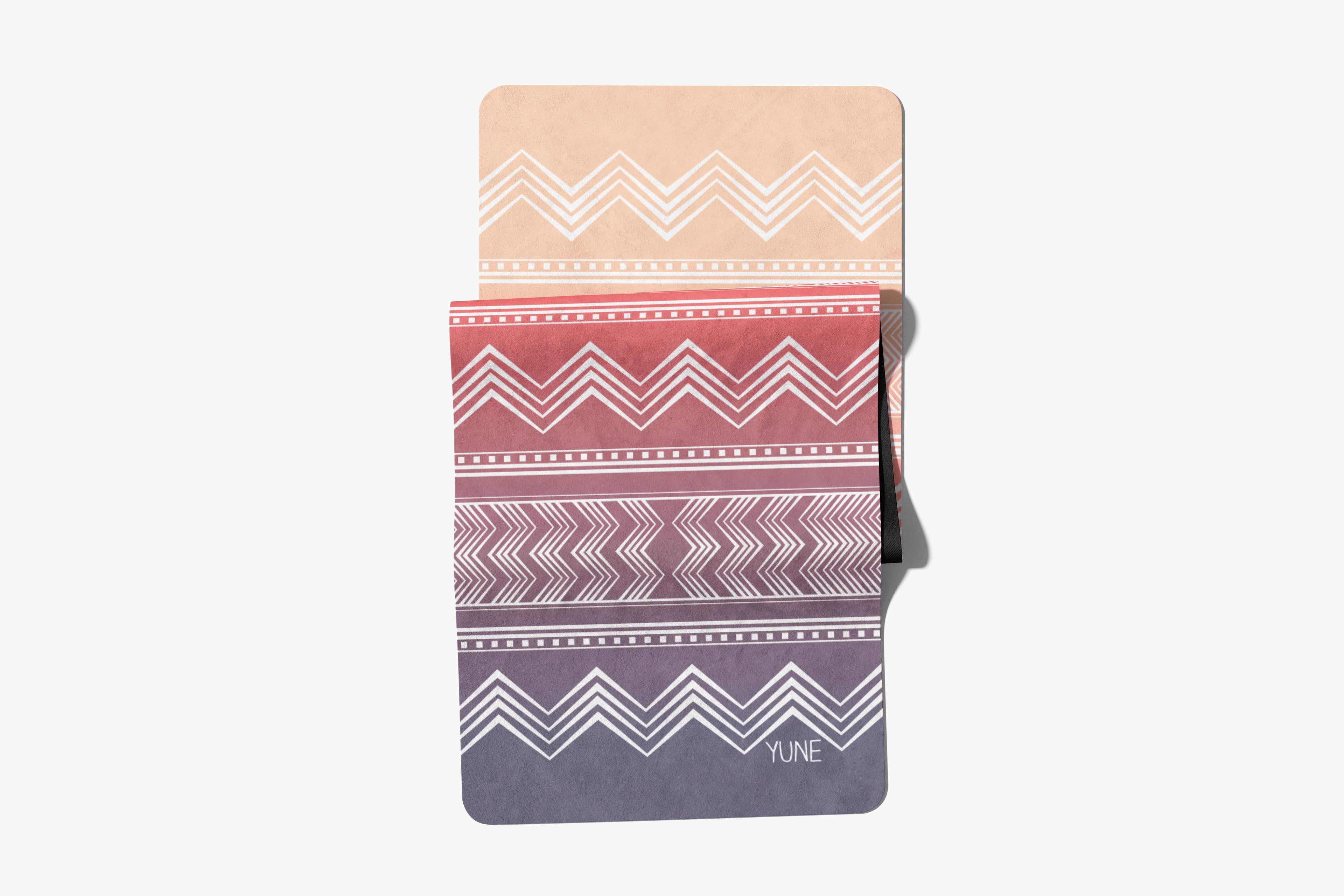 Yoga Mat | 6mm Thick | Pink | Non-Slip | Eco Friendly | Yune Yoga | Cassady-2