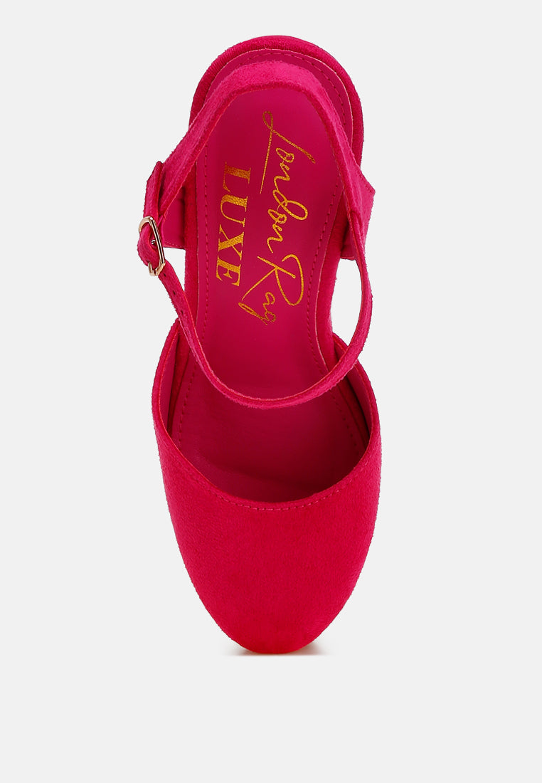 Manifest Dual Tone Wedge Sandals-3
