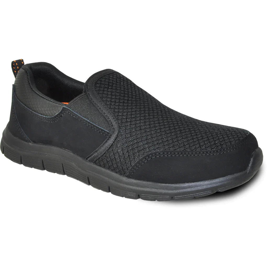 VANGELO Men Slip Resistant Shoe NICK-2 Black-0
