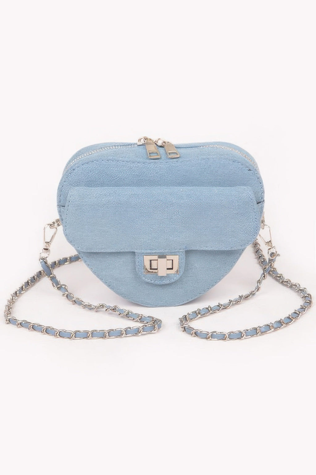 NOHO Heart Denim Crossbody - New Collection Los Angeles - BYMANYC ® New York-2