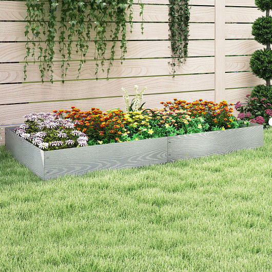 6-Pack 20 FT Galvanized Metal Landscape Edging for Lawn(Patented)-0