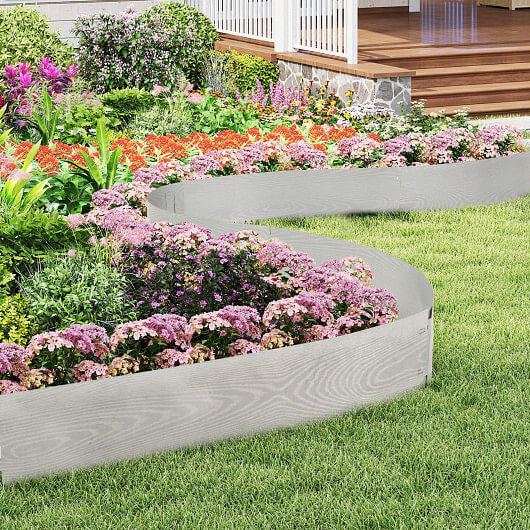 6-Pack 20 FT Galvanized Metal Landscape Edging for Lawn(Patented)-1
