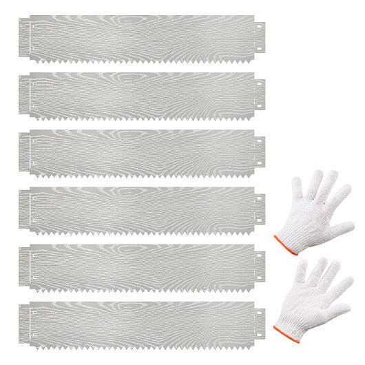 6-Pack 20 FT Galvanized Metal Landscape Edging for Lawn(Patented)-2