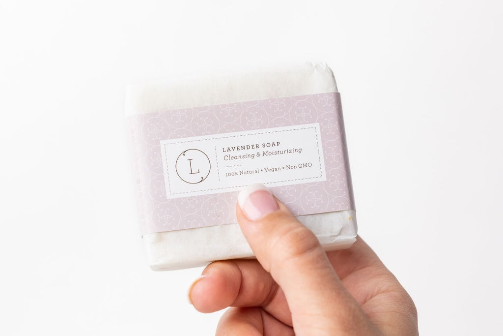 2x Lavender Soap Bar, Natural Handmade Soap, Vegan Skincare gift-0